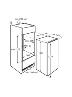 aeg 7333394026633 tab7n12ef inbouw vriezer 4