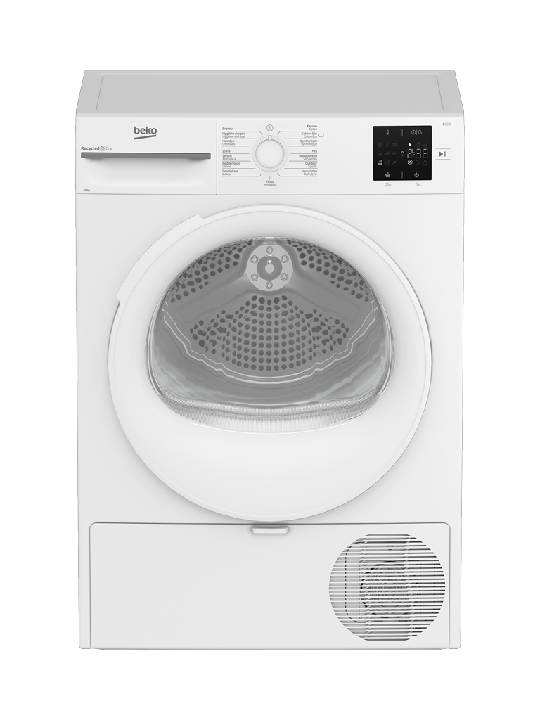 Beko BM3T39232CW Warmtepompdroger met 9 kilo vulgewicht 3 Beko BM3T39232CW Warmtepompdroger met 9 kilo vulgewicht