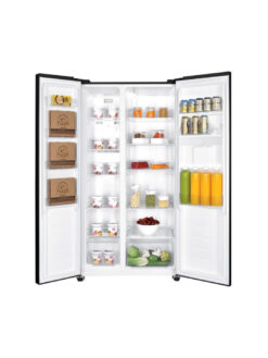 Exquisit SBS239-WS-EB Amerikaanse Side-by-Side Koelkast/Vriezer 9 exquisit 8717202124237 sbs239 ws eb amerikaanse koelkast vriezer 3