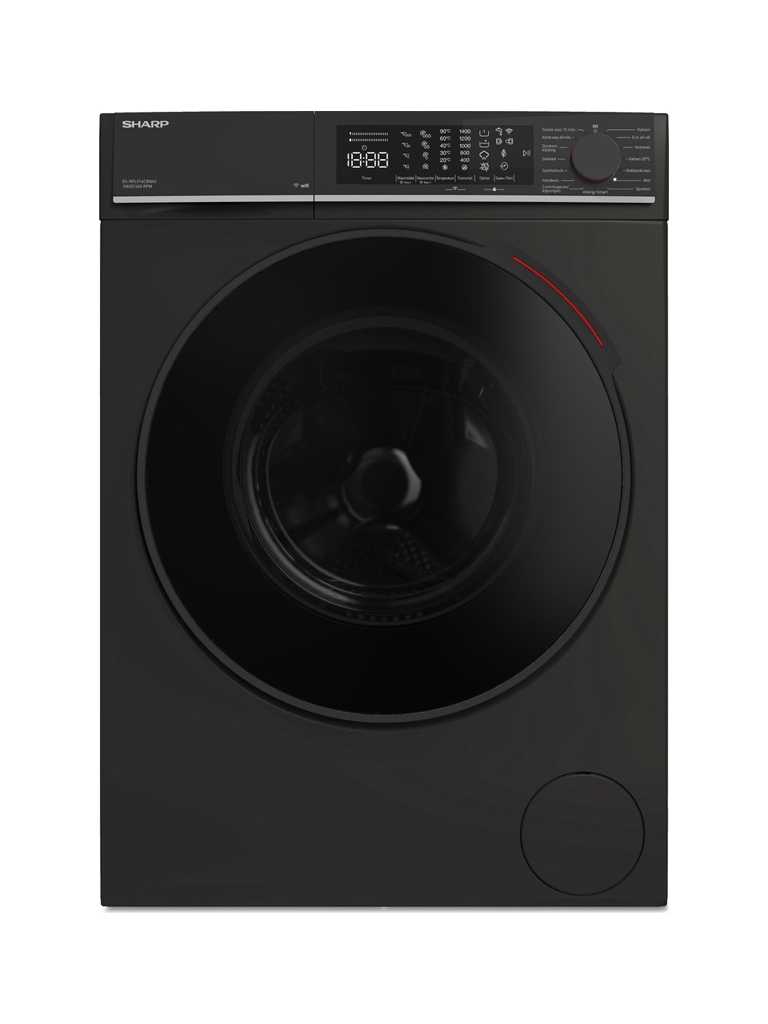 Sharp ESNFL014CBNA Blackline Wasmachine 10 kg, 1400 toeren 2 Sharp ESNFL014CBNA Blackline Wasmachine 10 kg, 1400 toeren