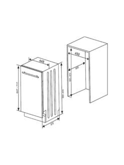 sharp 4974019186443 qwns14i49exeu inbouw vaatwasser 7