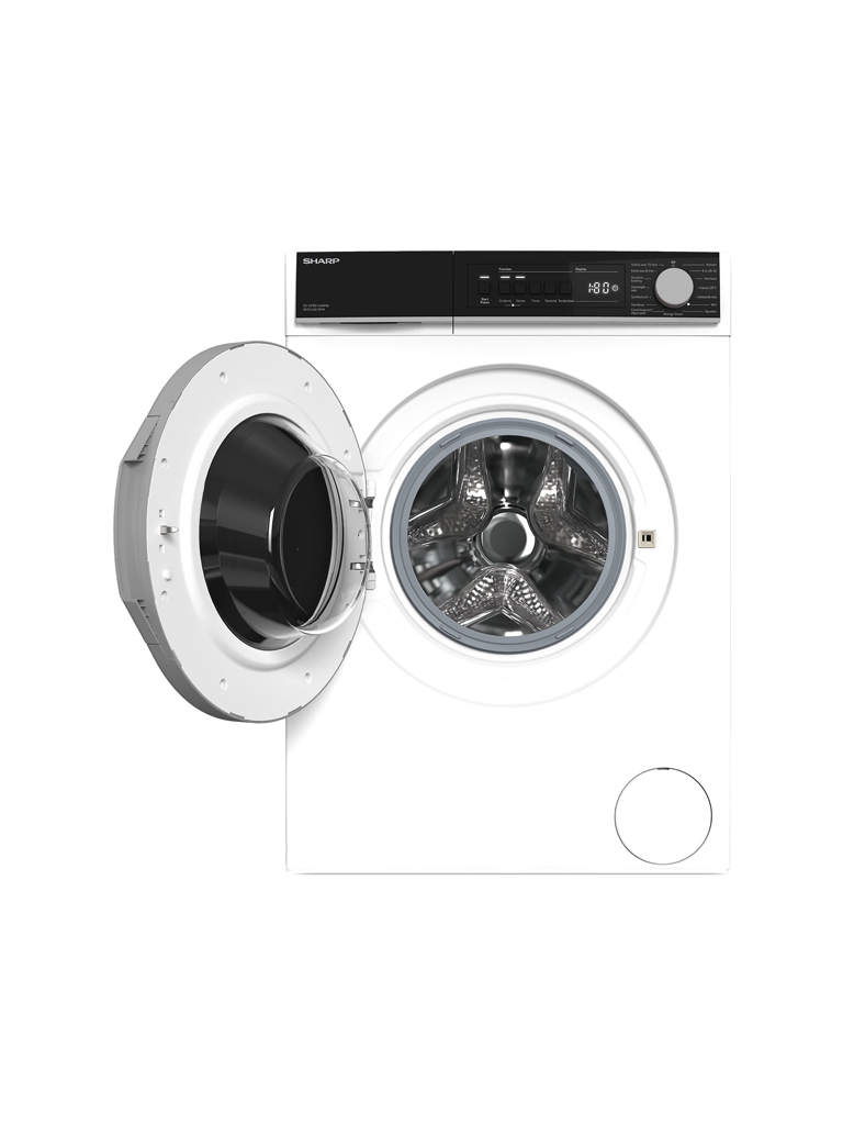 Sharp ESNFB914AWNABX Wasmachine 9 kg, 1400 toeren 4 Sharp ESNFB914AWNABX Wasmachine 9 kg, 1400 toeren - Afbeelding 2