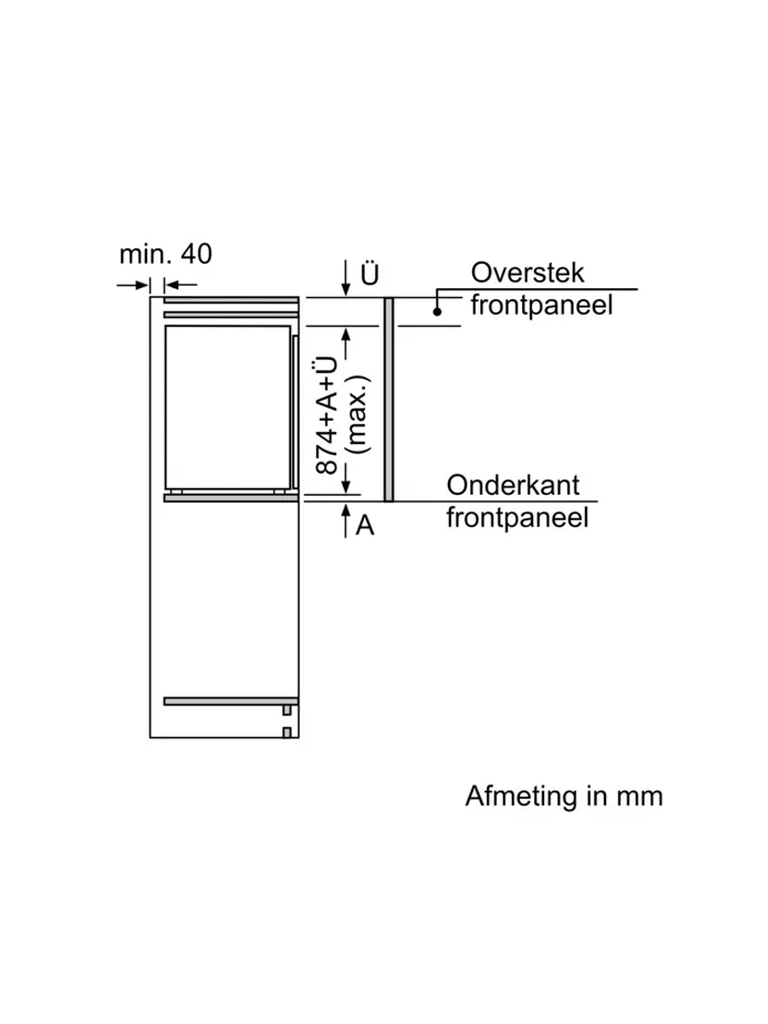 Siemens KI21RADD1 Inbouw nis 102 Koelkast 6 Siemens KI21RADD1 Inbouw nis 102 Koelkast - Afbeelding 4
