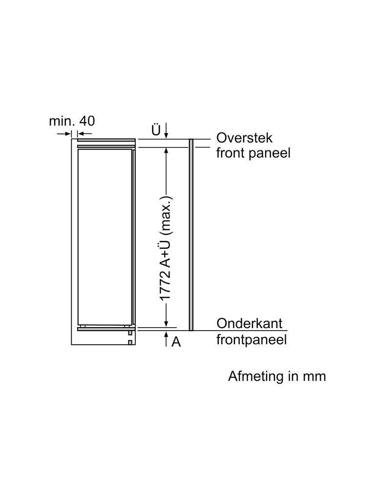 Siemens KI81RAFE0 Inbouw nis 178 Koelkast 8 Siemens KI81RAFE0 Inbouw nis 178 Koelkast - Afbeelding 6