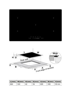 Exquisit EKI901-2 Inbouw inductie kookplaat met 5 zones 8 exquisit 8717202122127 eki901 2 inductie kookplaat inbouw 3