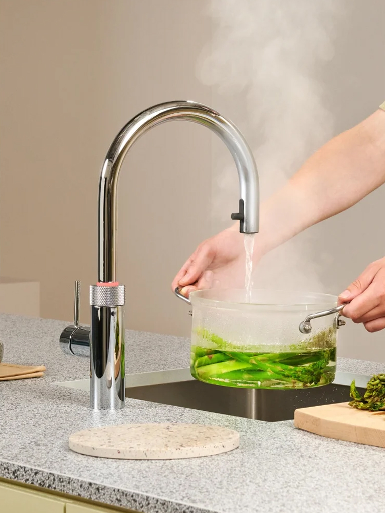 Quooker Flex Round Chroom Met PRO3 Boiler 3 in 1 Kokend Water Keukenkraan 5 Quooker Flex Round Chroom Met PRO3 Boiler 3 in 1 Kokend Water Keukenkraan - Afbeelding 4
