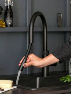 quooker 8720823101136 flex round zwart met pro3 boiler 3