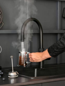 quooker 8720823101136 flex round zwart met pro3 boiler 4