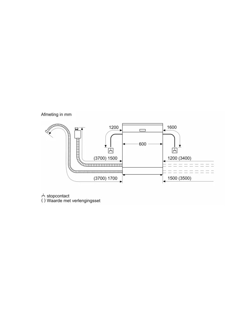 Bosch SMV46KX55E Inbouw vaatwassers volledig geïntegreerd 13 Bosch SMV46KX55E Inbouw vaatwassers volledig geïntegreerd - Afbeelding 12